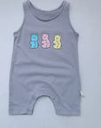 2024 Baby Romper - Adorable Sleeveless Bear Print Jumpsuit for Sunny Days & Playtime Fun by Baby Lamby at brixbailey.com