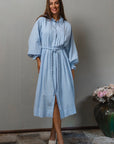 Yasmina Ruffle Linen Dress
