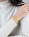 Mini Silver Soho Diamond Cord Bracelet