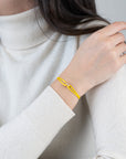 Mini Golden Soho Diamond Cord Bracelet