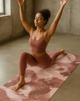 Yoga Mat | 6mm Thick | Pink Snake | Non-Slip | Eco Friendly | Yune Yoga | Alder-1