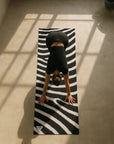 Zebra Stripe Eco-Friendly Yoga Mat – 6mm Cushioned, Non-Slip | Yune-0