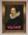 Luxury Renaissance framed poster, stylish vintage wall art decor by Zestio at brixbailey.com
