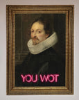 Luxury Renaissance Wot Framed Poster, Premium Stylish Wall Art Decor by Zestio at brixbailey.com