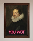 Luxury Renaissance framed poster, stylish vintage wall art decor, premium gallery quality print by Zestio at brixbailey.com