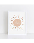 You Are My Sunshine - Light Peach