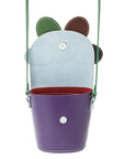 Handmade Leather Daisy Barrel Bag - Classic Kaleidoscope