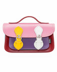 Handmade Leather Micro Satchel - Classic Kaleidoscope