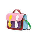 Handmade Leather Micro Satchel - Classic Kaleidoscope