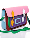 Handmade Leather Satchel - Classic Kaleidoscope