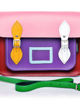 Handmade Leather Satchel - Classic Kaleidoscope