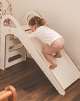 Wooden Indoor Scandi Slide for Children 87x46cm