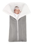 Warm Sherpa Sleep Sack for Babies 0-4 Months - Cozy Zippered Design for Peaceful Sleep by Baby Lamby at brixbailey.com