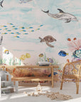 Coral Reef Underwater Mural Wallpaper