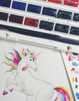 Personalised Watercolour Unicorn Print
