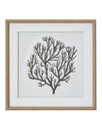 Coral Art Wall Decor | Handcrafted Beaded Frame Display