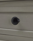 Two Drawer Console Table in Soft Grey