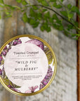 Wild Fig & Mulberry Candle in a Matt Gold Tin