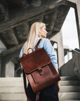 Versatile Leather Rucksack – Stylish & Eco-Friendly by Craftory at brixbailey.com