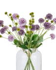 Purple Chrysanthemum Faux Flower Bouquet