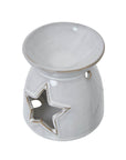 White Ceramic Star Tealight and Wax Melt Holder