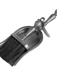 Antique Pewter Hearth Tidy Set | Rustic Home Decor