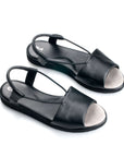 Berlin Black Leather Sandals