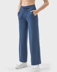 Drawstring Active Pants with Pockets-1