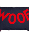 Dog Bed Big WOOF in Denim