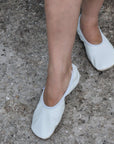 Barefoot Slippers - White