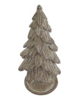 Spruce Tree Sculpture in Natural Brown