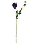 Dhalia PomPom Artificial Flowers Purple-2