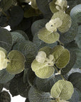 Lifelike 70cm artificial eucalyptus spray with silver-green leaves, perfect for modern or rustic home decor. by sostter at brixbailey.com