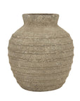 Elegant Medium Tuscan Grey Vase | Modern Home Decor