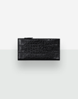 Black Croco Leather Wallet