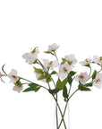 Soft Ivory Artificial Hellebore Flower Stem