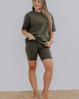 Womens Short Biker Leggings