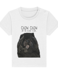 Adorable Black Chow Chow Baby T-Shirt – Cute Dog-Themed Baby Tee | Perfect Gift for Dog Lovers