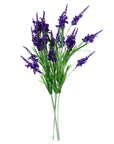 Pack of 6 x Artificial Flowers Purple Larkspur Artifical Stem 80cm-1