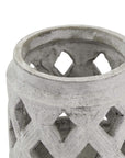 Natural Stone Lattice Ceramic Lantern