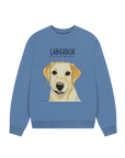 Will Sit for Snacks: The Yellow Labrador Oversized Sweatshirt