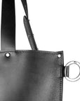 Large Handbag Adele - Genuine Black Leather