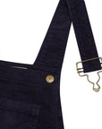 Adult Navy Chunky Cord Dungarees