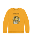 Snuggly Long Haired Sausage Dog Kids' Sweatshirt – Ethically Made Cuteness!