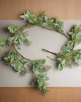 Lambs Ear and Wax Flower Winter Garland