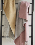 Dartmoor Reversible Pure New Wool Throw - Desert Brown