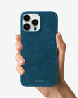 Luxury Alcantara iPhone Case - Slim, Shock-Absorbing & MagSafe Compatible by Luriax at brixbailey.com