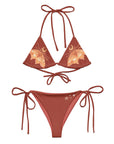 Vega String Bikini in Empress Moth