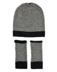 Midnight Interwoven Alpaca Beanie