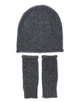 Charcoal Essential Knit Alpaca Gloves
